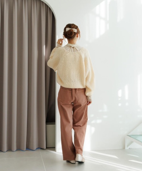 flower（フラワー）の「フラッフィーツイードリボンピン（ヘアピン・レディース・ピンク/ブラック・FREE）」の14枚目の写真