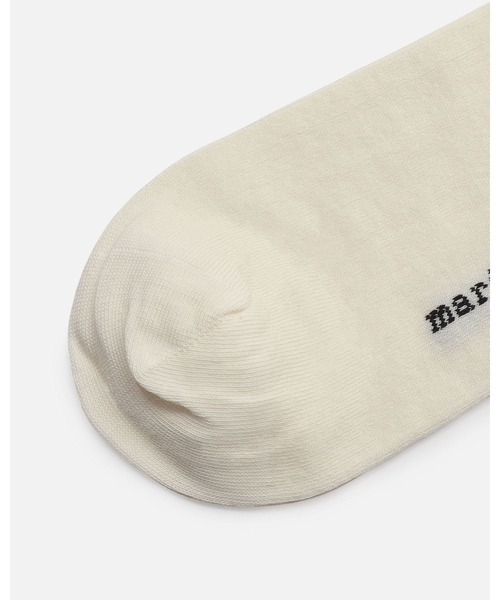 marimekko（マリメッコ）の「【kioski】Detsku Vihkiruusu Logo / Socks（ソックス/靴下・レディース・ホワイト/ブラック・40/37/34）」の4枚目の写真