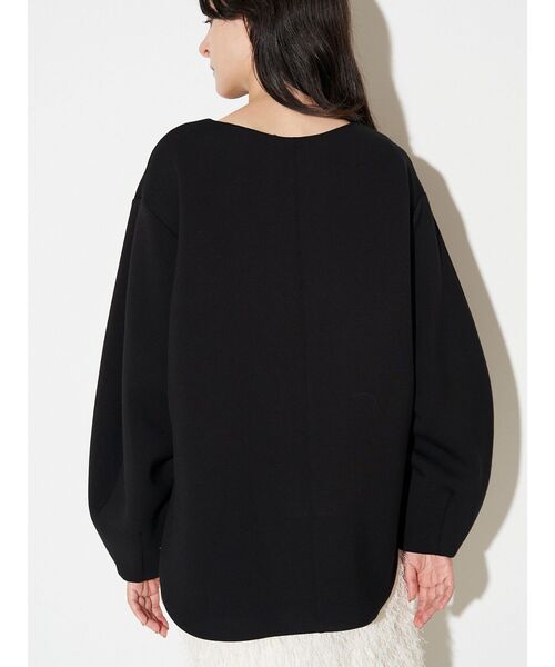 ELENDEEK（エレンディーク）の「カーブスリーブカットソー（Tシャツ/カットソー・レディース・ブラック/ライトブルー/オフホワイト・FREE）」の10枚目の写真