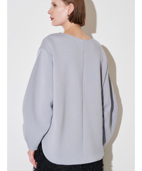 ELENDEEK（エレンディーク）の「カーブスリーブカットソー（Tシャツ/カットソー・レディース・ブラック/ライトブルー/オフホワイト・FREE）」の16枚目の写真