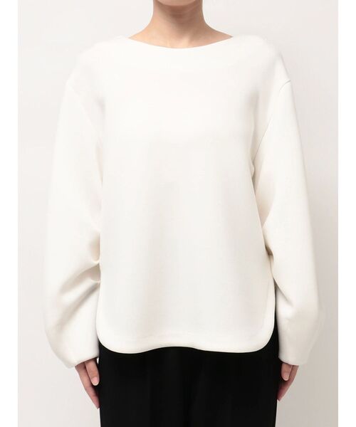 ELENDEEK（エレンディーク）の「カーブスリーブカットソー（Tシャツ/カットソー・レディース・ブラック/ライトブルー/オフホワイト・FREE）」の21枚目の写真