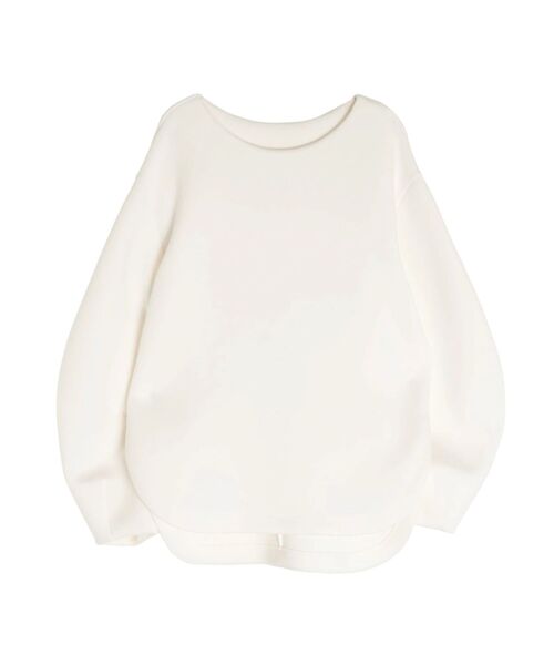 ELENDEEK（エレンディーク）の「カーブスリーブカットソー（Tシャツ/カットソー・レディース・ブラック/ライトブルー/オフホワイト・FREE）」の9枚目の写真