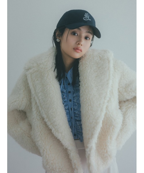 NEW ERA（ニューエラ）の「【SNIDEL|NEW ERA】エンブレムキャップ（キャップ・レディース・アイボリー/ライトピンク/グレー/ミント/ネイビー・F）」の5枚目の写真