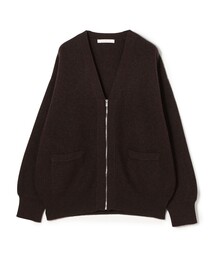 GALERIE VIE | モンゴルヤク ジップアップカーディガン(カーディガン/ボレロ)