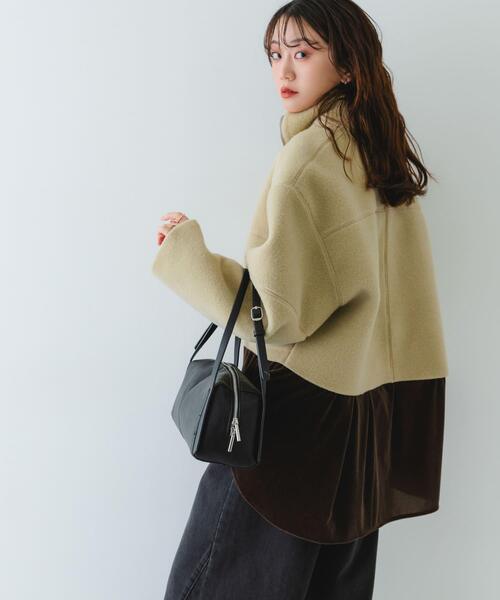 RODE SKO(ロデスコ)の「センターラインボストンバッグ(ボストンバッグ・レディース・ブラック/ベージュ・ONE)」の20枚目の写真