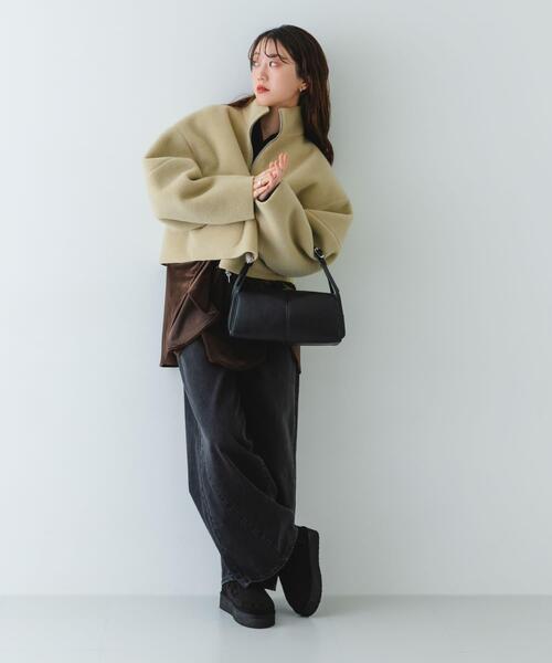 RODE SKO(ロデスコ)の「センターラインボストンバッグ(ボストンバッグ・レディース・ブラック/ベージュ・ONE)」の21枚目の写真