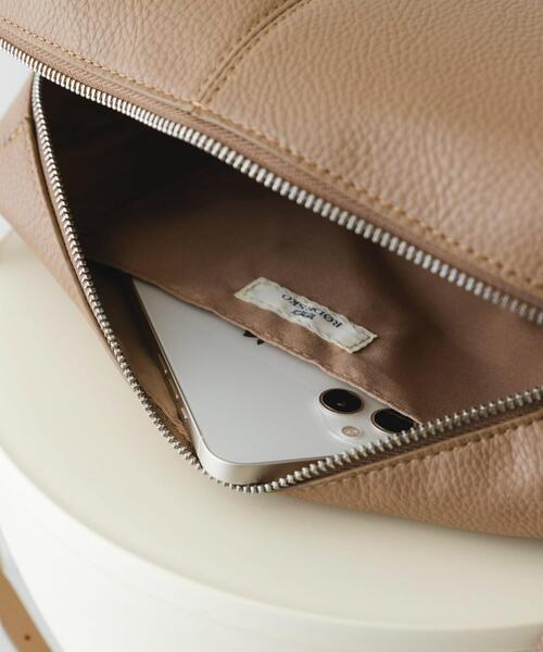 RODE SKO(ロデスコ)の「センターラインボストンバッグ(ボストンバッグ・レディース・ブラック/ベージュ・ONE)」の14枚目の写真