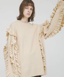 LAATO（ラート）の「frill frill knit（ニット/セーター）」