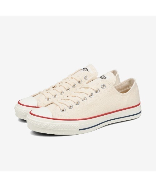 CONVERSE(コンバース)の「CONVERSE CANVAS ALL STAR J OX -MADE IN JAPAN- / コンバース キャンバス オールスター J -日本製- / 32167710(スニーカー・レディース・ホワイト・23cm/23.5cm/24cm/25.5cm/26cm/27cm/27.5cm/28cm/29cm/30cm/24.5cm/25cm/26.5cm)」の1枚目の写真