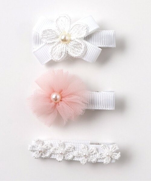 apres les cours（アプレレクール）の「モチーフヘアクリップセット（バレッタ/ヘアクリップ・キッズ・アイボリー・FREE）」の3枚目の写真