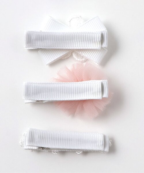 apres les cours（アプレレクール）の「モチーフヘアクリップセット（バレッタ/ヘアクリップ・キッズ・アイボリー・FREE）」の2枚目の写真