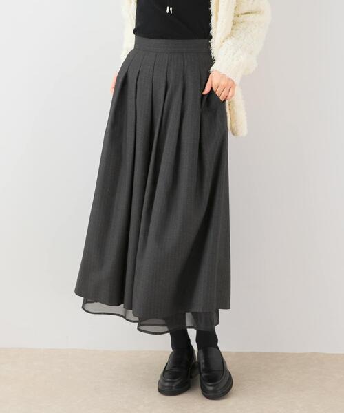 F by ROSSO ツイードライクフレアスカート（スカート）｜F by ROSSO