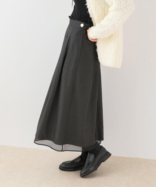 F by ROSSO ツイードライクフレアスカート（スカート）｜F by ROSSO