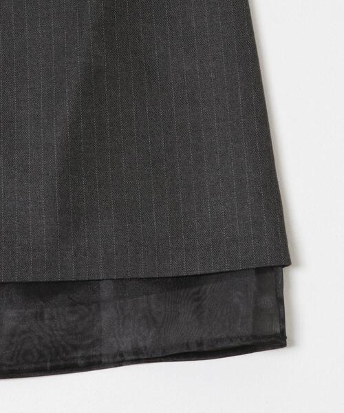 F by ROSSO（エフバイロッソ）の「F by ROSSO　ツイードライクフレアスカート（スカート・レディース・チャコールグレー/ブラウン・38/36）」の9枚目の写真