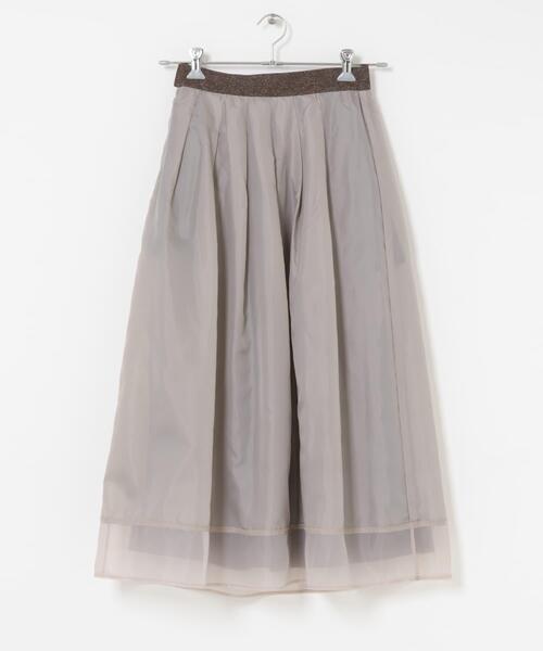 F by ROSSO（エフバイロッソ）の「F by ROSSO　ツイードライクフレアスカート（スカート・レディース・チャコールグレー/ブラウン・38/36）」の16枚目の写真