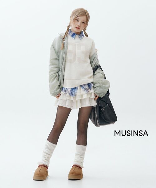 RONRON(ロンロン)の「CHECK STITCH HEART POCKET OVER FIT SHIRT BLUE(シャツ/ブラウス・レディース・その他・FREE)」の8枚目の写真