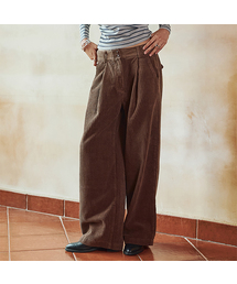 BITTERCELLS（ビターセルズ）の「Demi Pintuck Wide Pants-Brown（その他パンツ）」