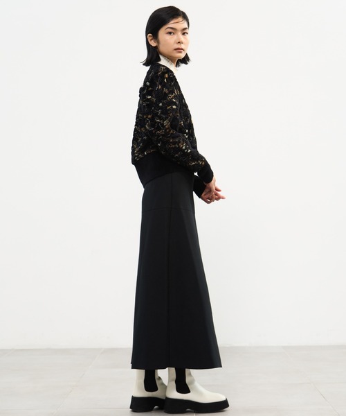 MURRAL(ミューラル)の「【MURRAL/ミューラル】Camouflage embroidered knit cardigan/カモフラージュ エンブロイダードニットカーディガン(カーディガン/ボレロ・レディース・ブラック/アイボリー・FREE)」の17枚目の写真