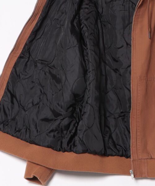 BACK NUMBER（バックナンバー）の「【BACK NUMBER】ボックスシルエット フルジップジャケット コットンダック おしゃれ（ブルゾン・メンズ・ベージュ/ブラック・L/XL/M）」の16枚目の写真