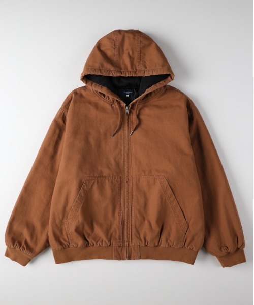 BACK NUMBER】ボックスシルエット フルジップジャケット コットン