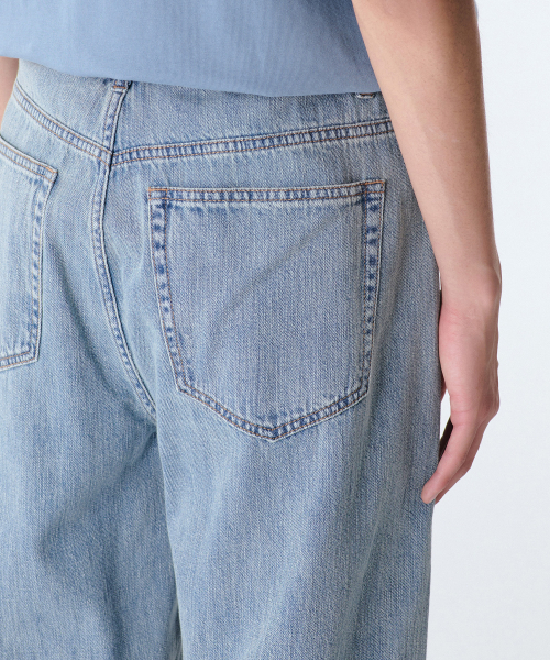 MUSINSA STANDARD（ムシンサスタンダード）の「リネンライクエクストラワイドデニムパンツ[スカイブルー]（デニムパンツ・メンズ・その他・40/38/42/36/34/32/30/31/33/26/27/28/29）」の7枚目の写真