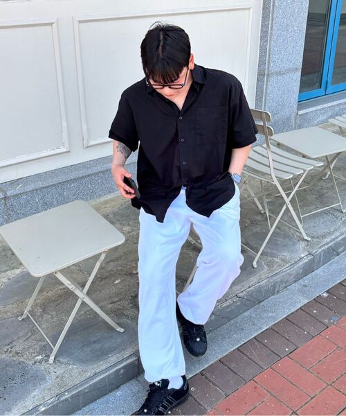 MUSINSA STANDARD（ムシンサスタンダード）の「ワイドスウェットパンツ[ホワイト]（スウェットパンツ・メンズ・その他・SMALL/XX-LARGE）」の8枚目の写真