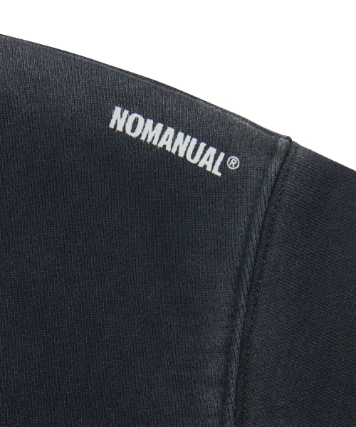 NOMANUAL(NOMANUAL)の「AFTER HOODED ZIP-UP - WASHED BLACK(パーカー・レディース・その他・SMALL/MEDIUM/LARGE)」の7枚目の写真