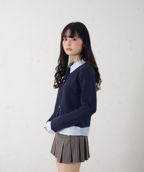 FCMM（エフシーエムエム）の「【日本限定】DOCKING CARDIGAN / ドッキングカーディガン（カーディガン/ボレロ・レディース・ネイビー/グレー・MEDIUM/SMALL）」の20枚目の写真