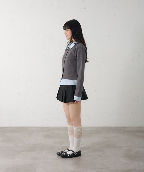 FCMM（エフシーエムエム）の「【日本限定】DOCKING CARDIGAN / ドッキングカーディガン（カーディガン/ボレロ・レディース・ネイビー/グレー・MEDIUM/SMALL）」の10枚目の写真