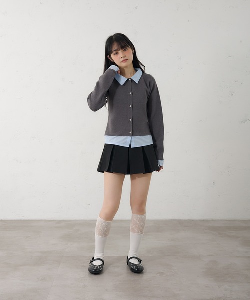 FCMM（エフシーエムエム）の「【日本限定】DOCKING CARDIGAN / ドッキングカーディガン（カーディガン/ボレロ・レディース・ネイビー/グレー・MEDIUM/SMALL）」の12枚目の写真