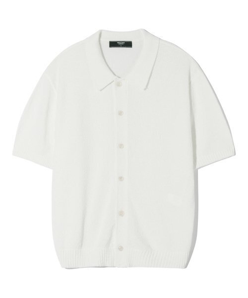 TRILLION(トリリオン)の「ウォッシャブルブックルカラー 半袖ニット(CREAM WHITE)(Tシャツ/カットソー・レディース・その他・MEDIUM/LARGE/X-LARGE)」の4枚目の写真