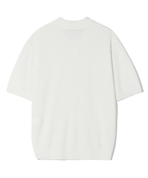TRILLION(トリリオン)の「ウォッシャブルブックルカラー 半袖ニット(CREAM WHITE)(Tシャツ/カットソー・レディース・その他・MEDIUM/LARGE/X-LARGE)」の5枚目の写真