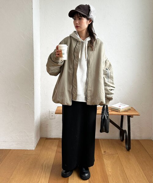 DISCOAT（ディスコート）の「フライトファーキャップ（キャップ・レディース・ダークブラウン/ベージュ・FREE）」の7枚目の写真