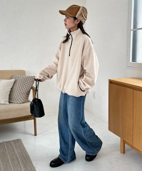 DISCOAT（ディスコート）の「フライトファーキャップ（キャップ・レディース・ダークブラウン/ベージュ・FREE）」の16枚目の写真