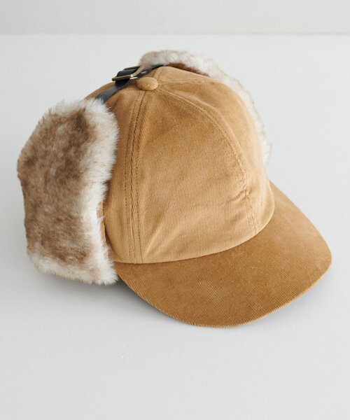 DISCOAT（ディスコート）の「フライトファーキャップ（キャップ・レディース・ダークブラウン/ベージュ・FREE）」の19枚目の写真