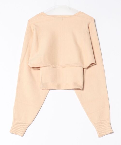 Jasmine Grandiflorum（ジャスミングランディフローラム）の「【Jasmine】ケープス編みニットキャミソール＋ボレロ（アンサンブル・レディース・アイボリー/ライトブルー・FREE）」の19枚目の写真