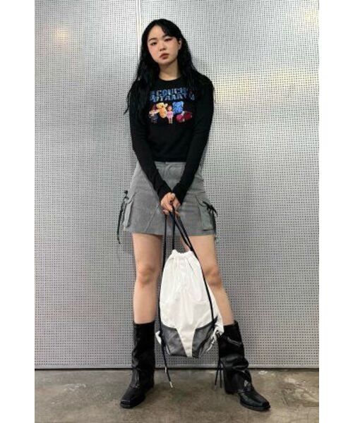 LUVISTRUE(ラヴイズトゥルー)の「CH FIGURE TEE(BLACK)(Tシャツ/カットソー・レディース・その他・FREE)」の5枚目の写真