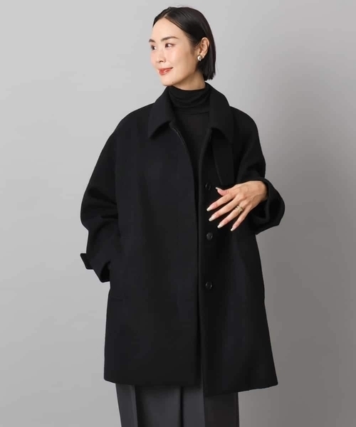 Super100ウールステンカラーコート