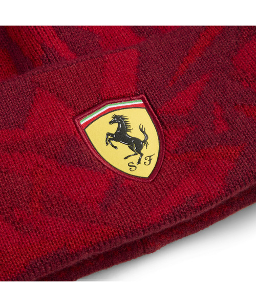 PUMA(プーマ)の「PUMA プーマ ユニセックス フェラーリ REP SPED ベガス ビーニー(ニットキャップ/ビーニー・メンズ・レッド・フリー)」の3枚目の写真