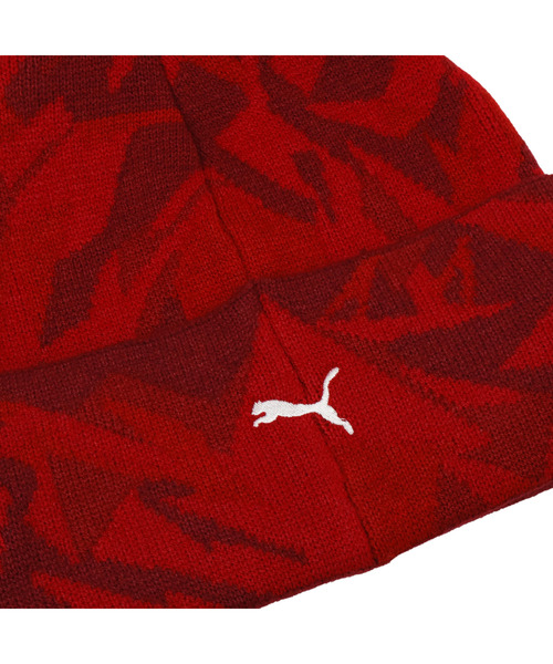 PUMA(プーマ)の「PUMA プーマ ユニセックス フェラーリ REP SPED ベガス ビーニー(ニットキャップ/ビーニー・メンズ・レッド・フリー)」の4枚目の写真