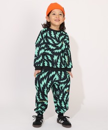 BABYDOLL（ベビードール）の「ボルト総柄セットアップ 1299K（アンサンブル・キッズ）」