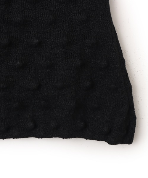 adidas(アディダス)の「adidas SLIM SOLID SPIKE KNIT SWEATSHIRT / アディダス スリム ソリッド スパイク ニット スウェットシャツ(ニット/セーター・レディース・ブラック・S/M/L)」の6枚目の写真