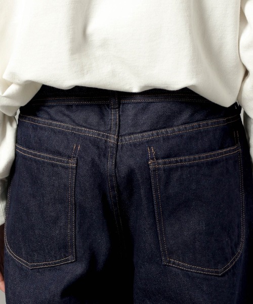 RAGEBLUE（レイジブルー）の「紐ベルト付き/ワイドストレートデニムパンツ（デニムパンツ・メンズ・ブラック/ブルー/ネイビー・SMALL/MEDIUM/LARGE）」の21枚目の写真