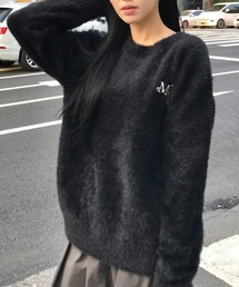 【日本未発売/WEB限定】MUCENT(ムセント)/アンゴラ オーバーサイズ シャギー ニット/NEUSS ANGORA LOOSE-FIT KNIT