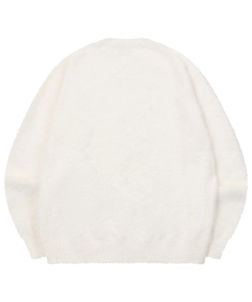 MUCENT(ムセント)の「【日本未発売/WEB限定】MUCENT(ムセント)/アンゴラ オーバーサイズ シャギー ニット/NEUSS ANGORA LOOSE-FIT KNIT(ニット/セーター・レディース・アイボリー/ブラック/チャコールグレー・FREE)」の15枚目の写真