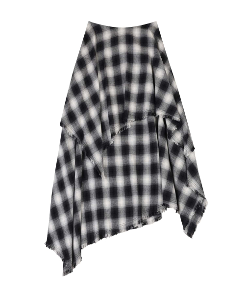 ORDINARY HOLIDAY（オーディナリー ホリデー）の「ASYMMETRIC FLARE SKIRT [CHECK]（スカート・レディース・その他・SMALL/MEDIUM）」の3枚目の写真