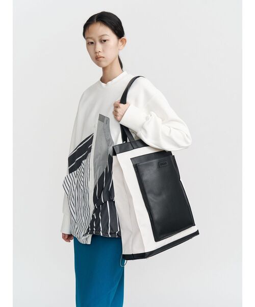 セール】BIG POCKET NYLON TOTE / ビッグポケットナイロントート