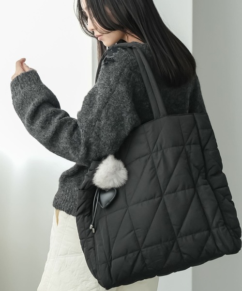 セール】中綿キルティングトートバッグ（トートバッグ）｜mili an deni