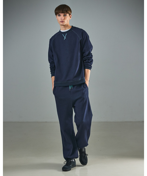 ABAHOUSE（アバハウス）の「リバーフリース カラースウェットパンツ / イージーパンツ / セットアップ対応（スウェットパンツ・メンズ・ブラウン/ネイビー/ベージュ・46/48）」の16枚目の写真