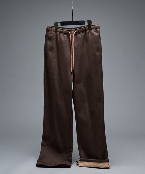 ABAHOUSE（アバハウス）の「リバーフリース カラースウェットパンツ / イージーパンツ / セットアップ対応（スウェットパンツ・メンズ・ブラウン/ネイビー/ベージュ・46/48）」の2枚目の写真